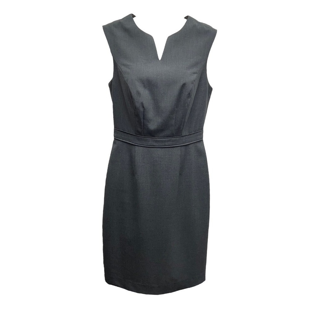 The Limited Collection‎ Dress 0 Grey V-Neck Sleeveless Contemporary Workcore - Picture 2 of 9